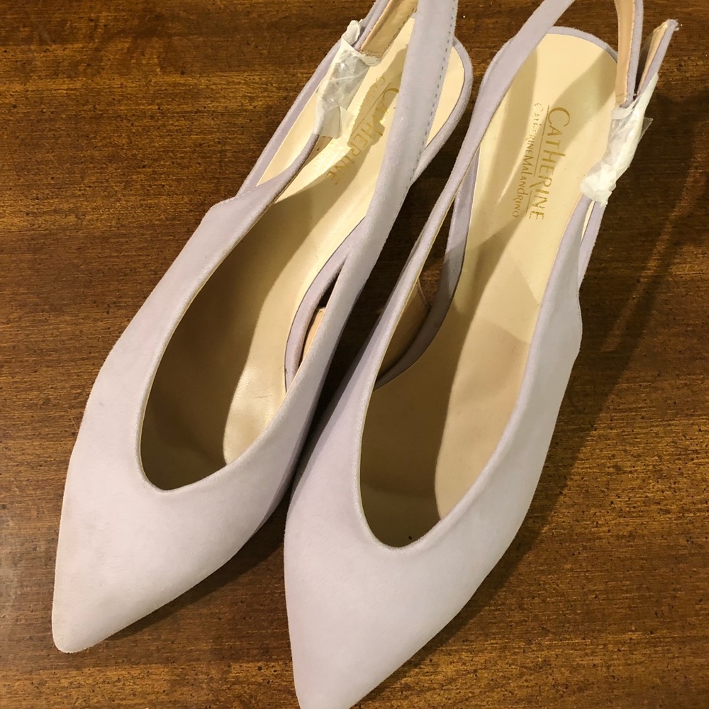 Lavender sling backs - Picture 2 of 6